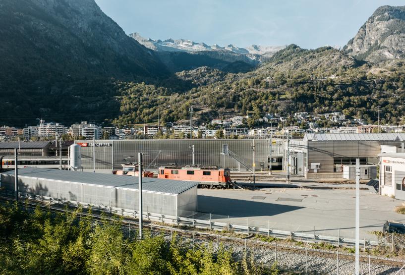 Serviceanlage SBB Bahnhof Brig