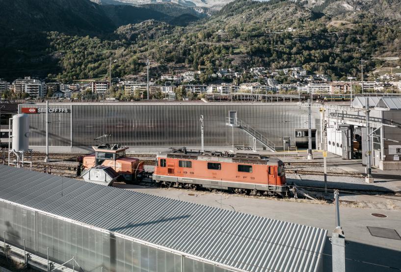 Serviceanlage SBB Bahnhof Brig
