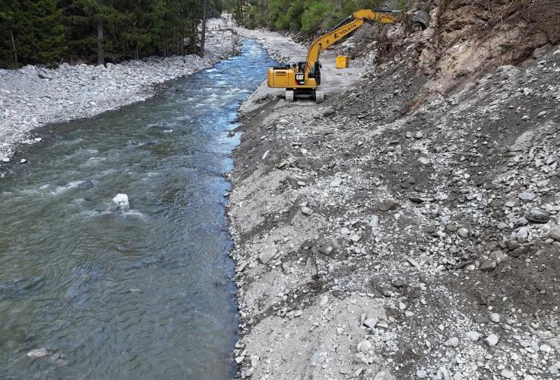 Instandsetzung Uferverbauung Lochi Fürgangen