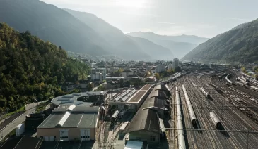 Serviceanlage SBB Bahnhof Brig