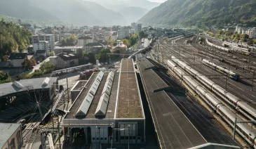 Serviceanlage SBB Bahnhof Brig