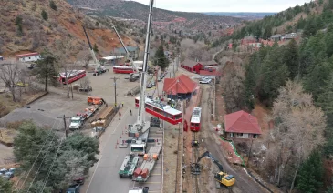 Cog Railway Pikes Peak Colorado USA